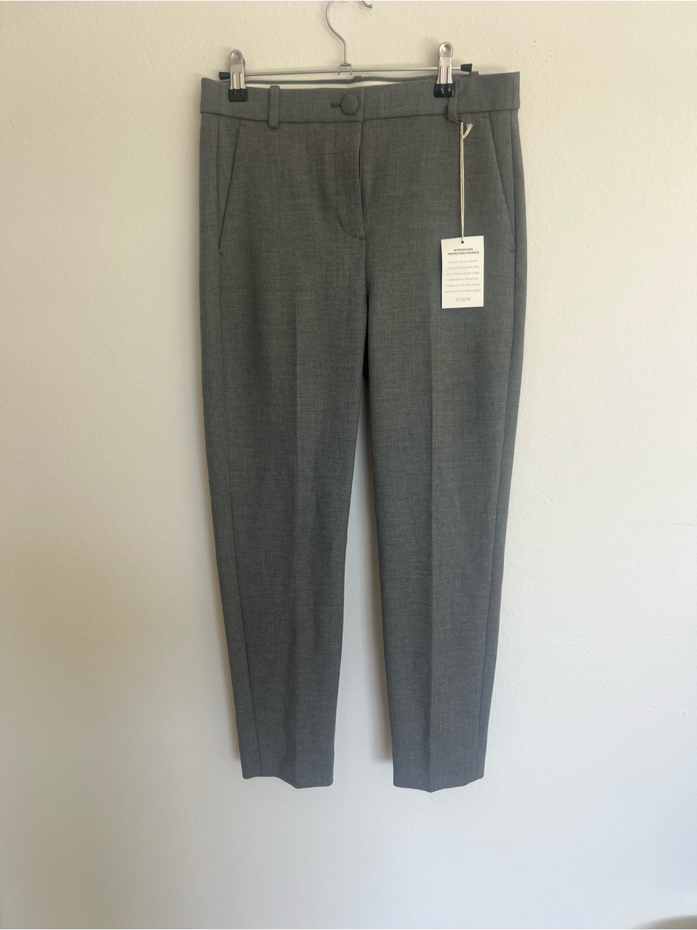 J. Crew Classic Gray Tailored Dress Pants